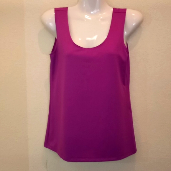 Chico's Violet Microfiber Basic Tank Top - Picture 5 of 11